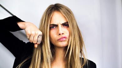 Cara Delevingne Teddy Face UK Model