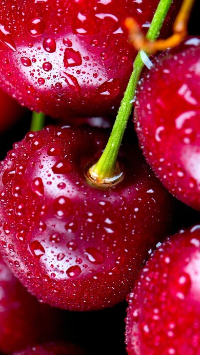 Cherries Fruit Wallpaper