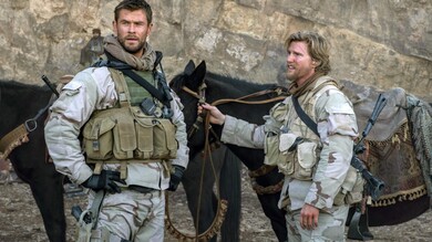 Chris Hemsworth and Thad Luckinbill in 12 Strong Movie