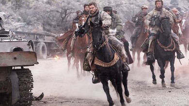 Chris Hemsworth Riding Horse in 12 Strong Movie