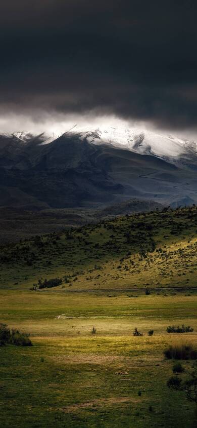 Cloudy Mountains Mobile Photo