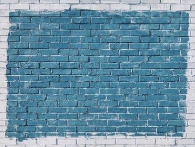 Colorful Brick Wall Photo