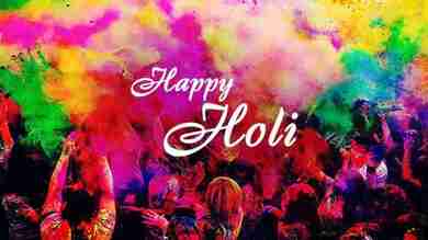 Colorful Happy Holi Festival