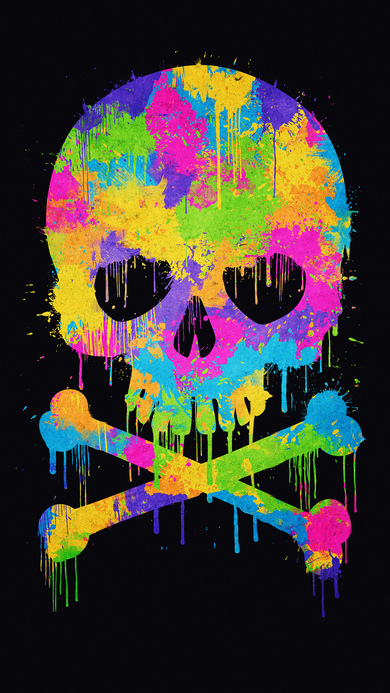 Colorful Skull