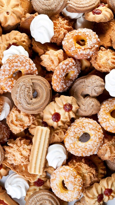 Cookies Food Mobile Background Photo