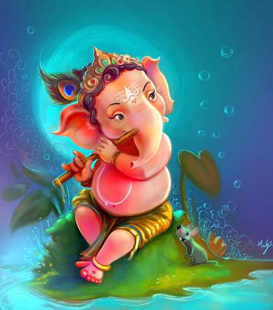 Creative Ganesha Painting