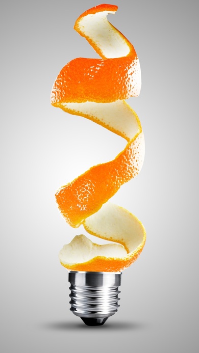 Creative Orange Bulb