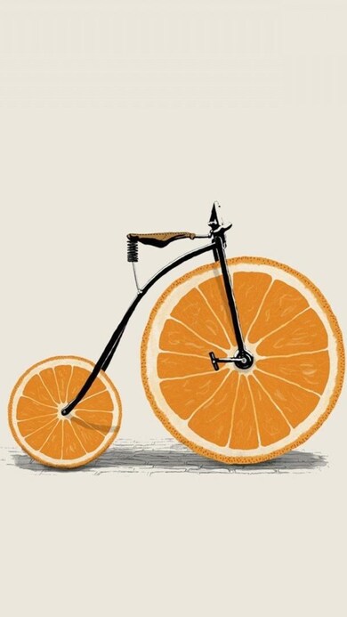 Creative Orange Cycle