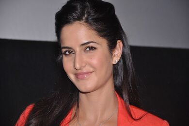 Cut Smile of Indian Movie Actress Katrina Kaif