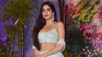 Cute Janhvi Kapoor in Party Dress