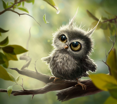 Cute Little Baby Owl Pic