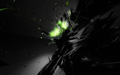 Dark Explode 3D Wallpaper