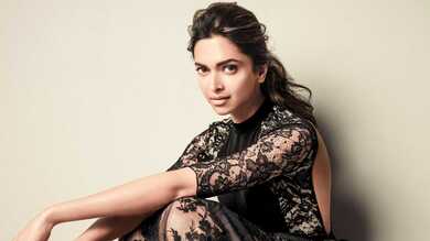 Deepika Padukone in Black Dress