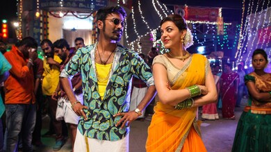 Dhanush And Kajal in Maari Movie