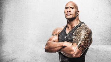 Dwayne Johnson With Tattoo