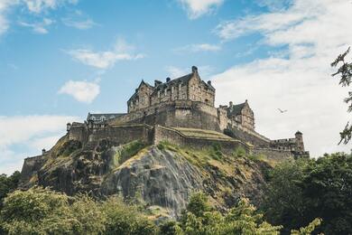 Edinburgh Castle in Edinburgh Scotland 5K Wallpaper