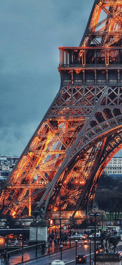 Eiffel Tower  in Paris France Mobile Photo