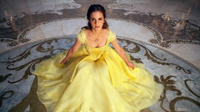 Emma Watson in Yellow One Piece