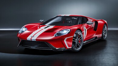 Ford Red Sports Car 4K