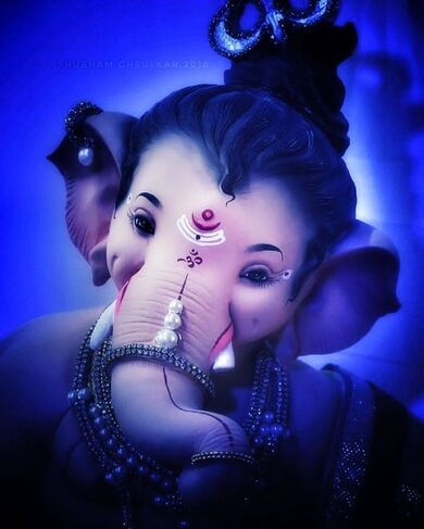 Ganesha as Child God Photo