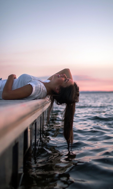 Girl Relaxing