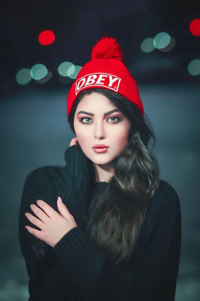 Girl With Winter Cap