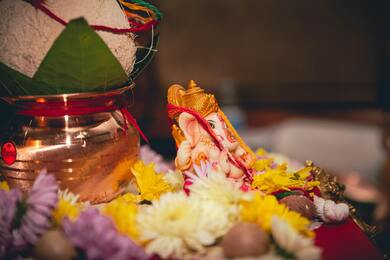 God Ganesh Pujan During Ganesh Chaturthi