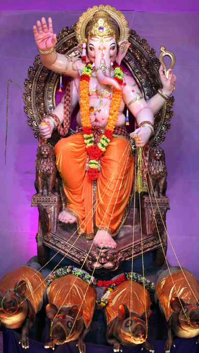 God Ganesha on Ganesh Chaturthi Festival