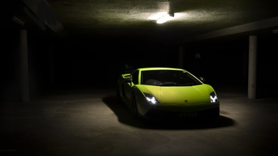 Green Lamborghini Gallardo 4K Car Wallpaper