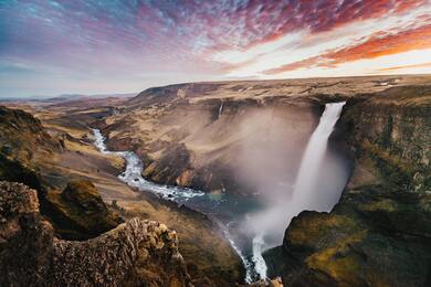 Haifoss Waterfall