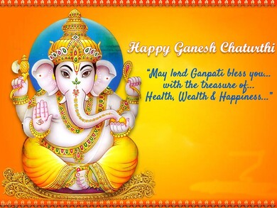 Happy Ganesh Chaturthi Greetings Photo
