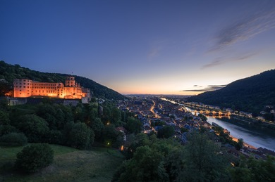 Heidelberg Castle Night View