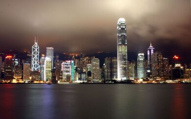 Hong Kong Country Night View