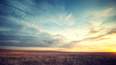 Horizon of Sky and Eath Nature Photo