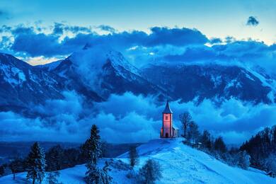 House in Snow Mountain