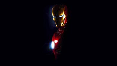 Iron Man Dark Background Wallpaper