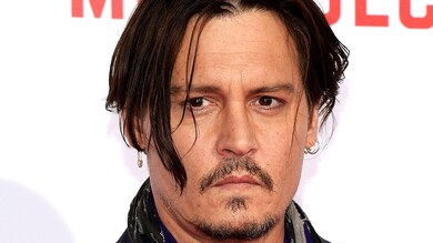 Johnny Depp Long Hair Serious Look Pic