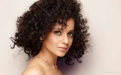 Kangana Ranaut Curly Hairstyle