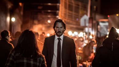 Keanu Reeves Walking in John Wick 3 Movie