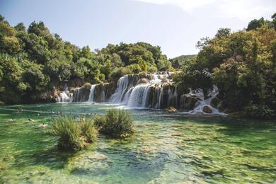 Landscape Waterfall Nature Pic