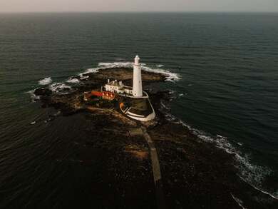 Light House in Sea