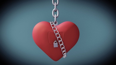 Lock on Red Heart Beautiful Ultra HD Wallpapers