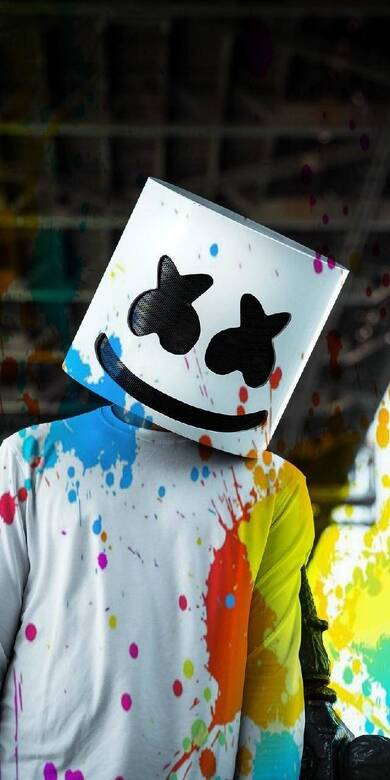 Marshmello Colorful Pic