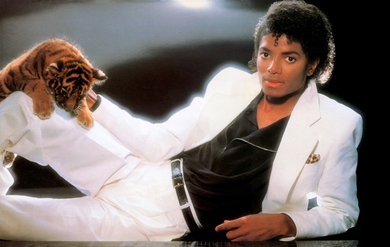 Michael Jackson In White Suit