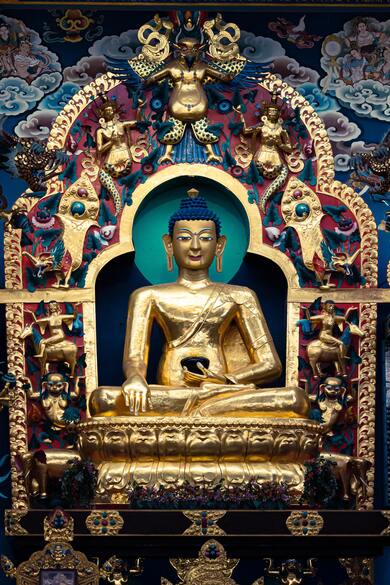 Namdroling Monastery Golden Temple Wallpaper