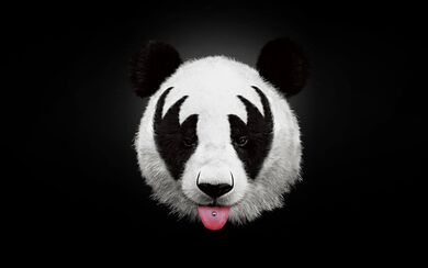 Panda Art Desktop Wallpaper