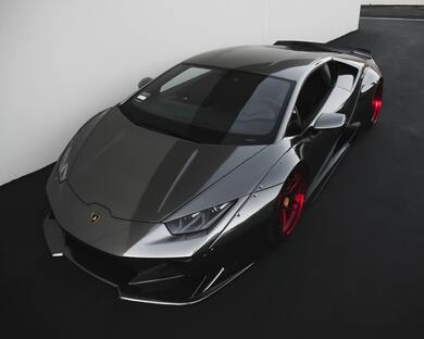 Photo of Black Lamborghini