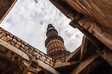 Qutub Minar Monument in New Delhi India Wallpaper