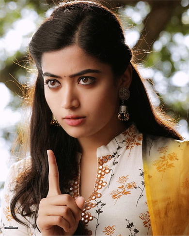 Rashmika Mandanna in Movie Scene Photo