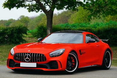 Red Mercedes Benz Cars Ultra HD Laptop Wallpaper